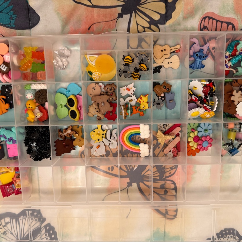 Colorful Craft Button Collection